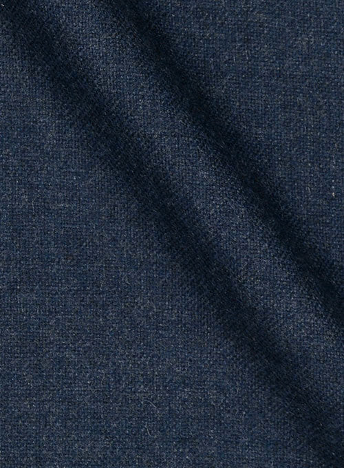 Vintage Rope Weave Dark Blue Tweed Suit - StudioSuits