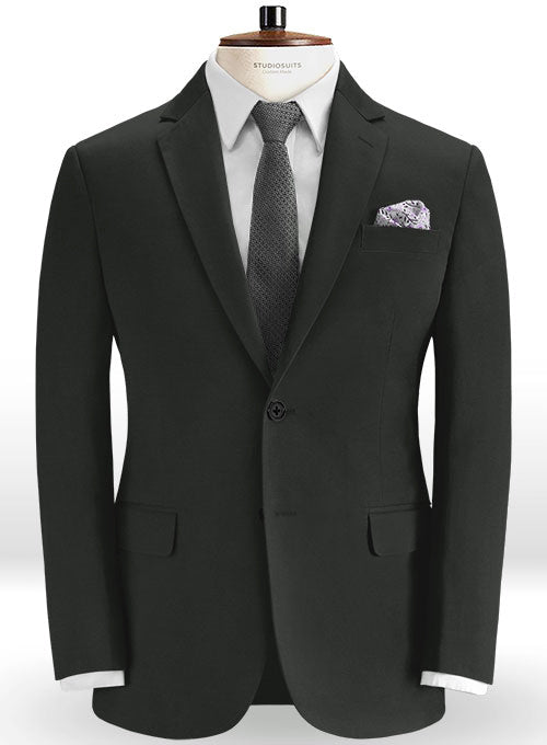 Super Dark Gray Chino Suit – StudioSuits