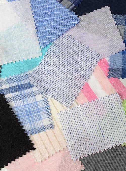 Linen Shirts Fabric Samples - StudioSuits