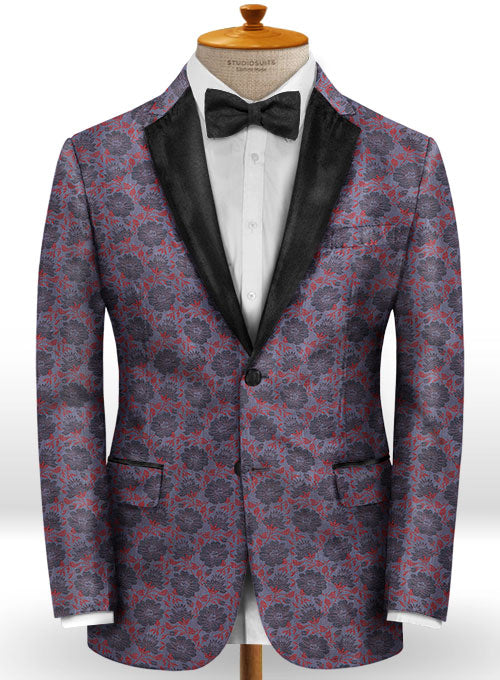 Sylvan Lavender Wool Tuxedo Jacket - StudioSuits