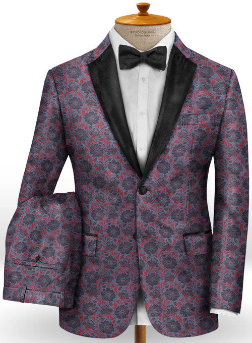 Sylvan Lavender Wool Tuxedo Suit - StudioSuits