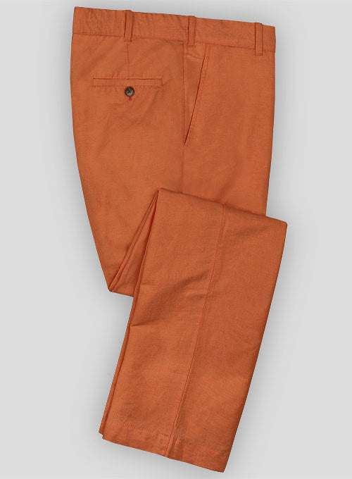 Washed Tango Safari Cotton Linen Pants - StudioSuits