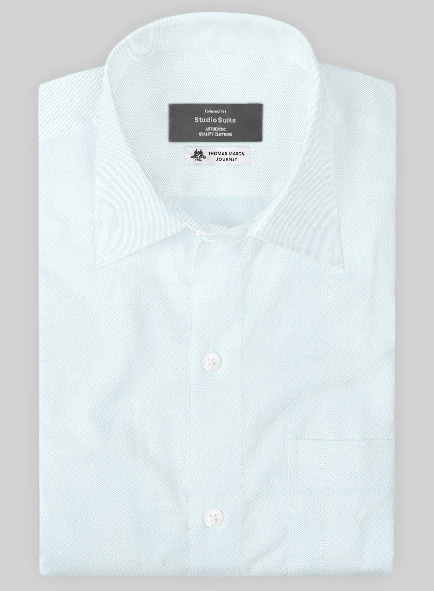 Thomas Mason Blue Shirt - StudioSuits