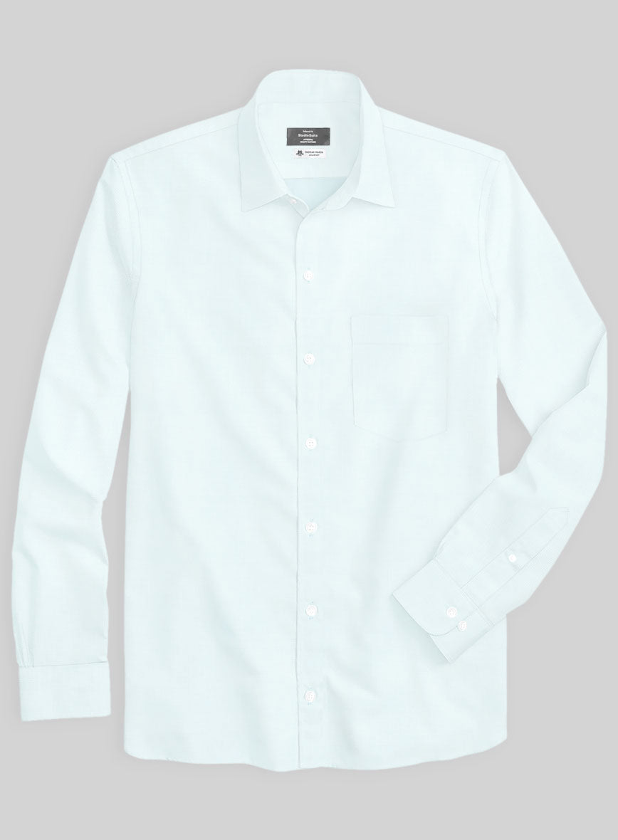 Thomas Mason Blue Shirt - StudioSuits