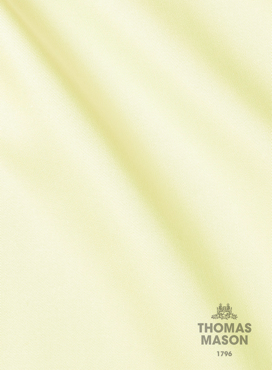 Thomas Mason Daffodil Yellow Shirt - StudioSuits