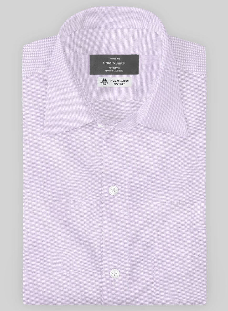 Thomas Mason Lavender Oxford Shirt - StudioSuits