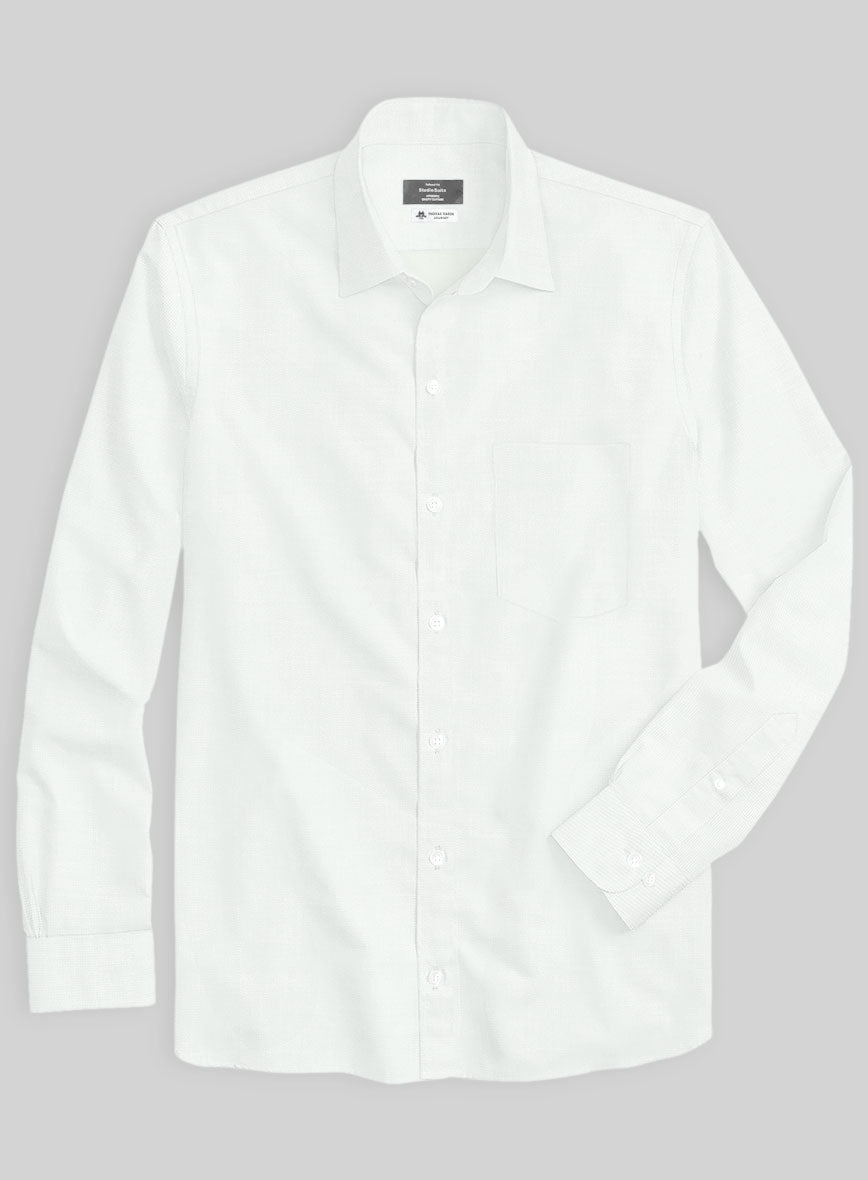 Thomas Mason Light Beige Shirt - StudioSuits
