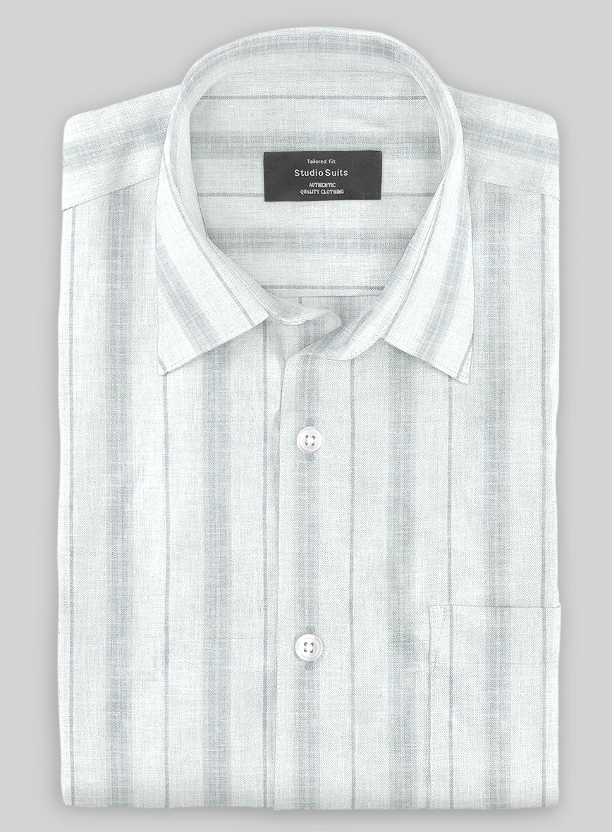 Tolome Stripe Linen Shirt - StudioSuits