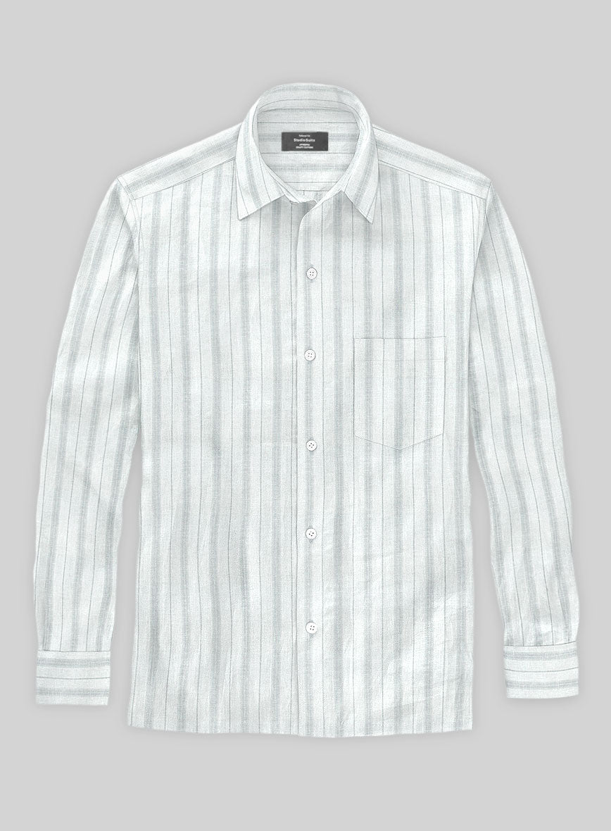 Tolome Stripe Linen Shirt - StudioSuits
