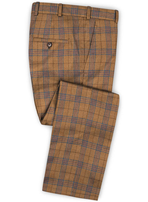 Turin Rust Feather Tweed Suit - StudioSuits