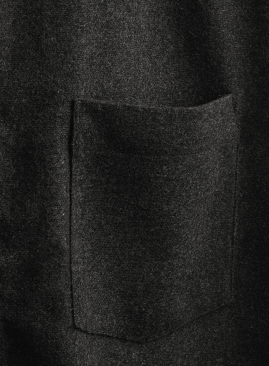 Light Weight Hamburg Charcoal Tweed Shirt - StudioSuits