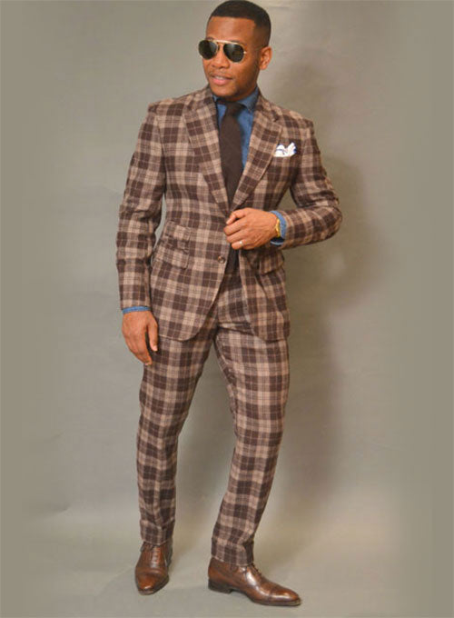 Pure Wool Tweed Suit - Pre Set Sizes - Quick Order - StudioSuits