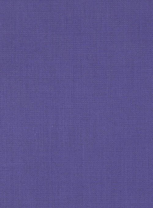 Tweedy Purple Wool Pants - StudioSuits