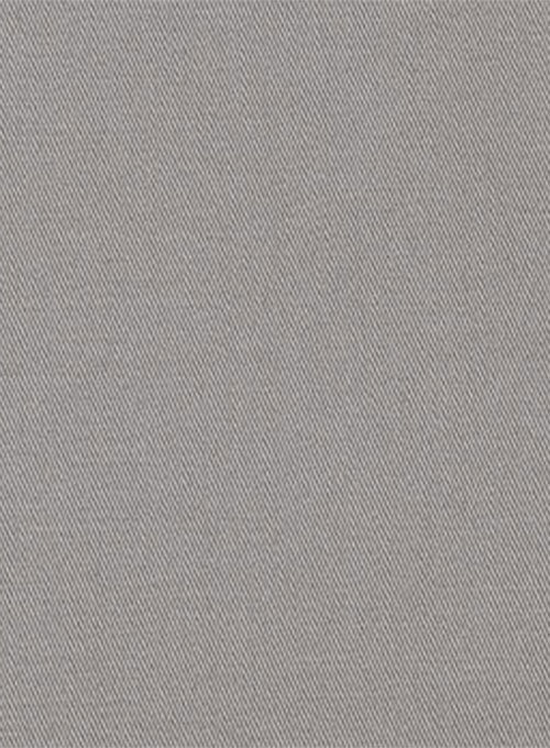Light Gray Cotton Suit - StudioSuits