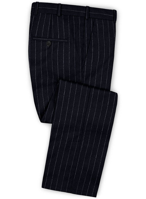 Vector Stripe Wool Pants - StudioSuits