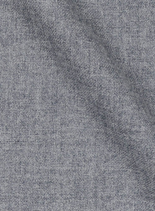 Vintage Rope Weave Gray Blue Tweed Suit - StudioSuits