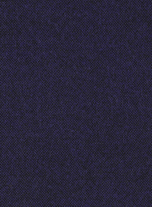 Vintage Rope Weave Purple Blue Tweed Suit - StudioSuits