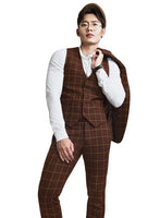 Vintage Brown Glen Royal Tweed Suit - StudioSuits