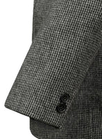 Vintage Gray Macro Weave Tweed Suit - StudioSuits