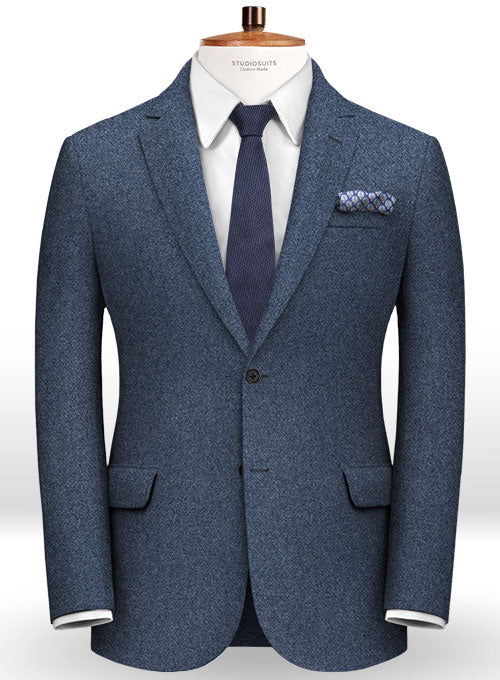 Vintage Reel Blue Tweed Jacket - StudioSuits