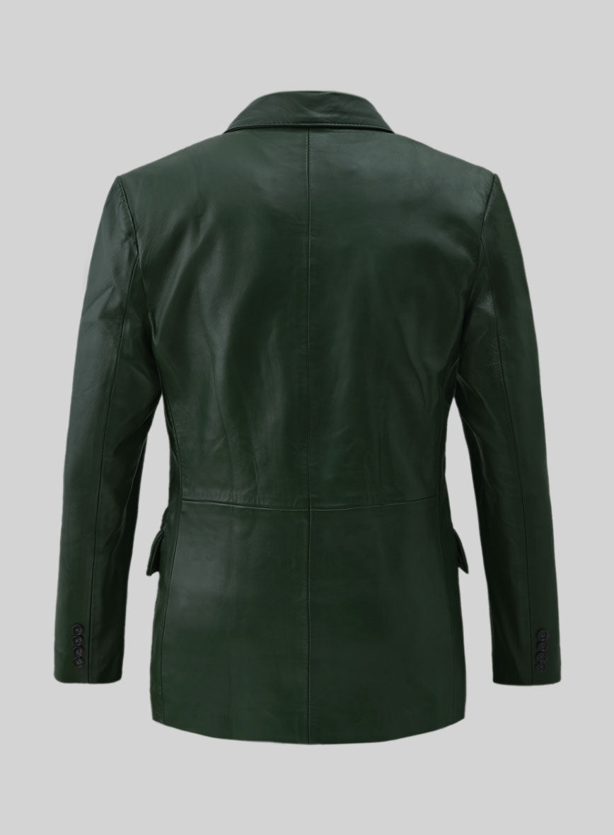 Green Leather Jacket Collection StudioSuits