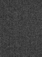 Vintage Dark Gray Weave Highland Tweed Trousers - StudioSuits