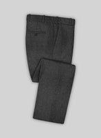 Vintage Dark Gray Weave Tweed Pants - StudioSuits