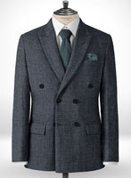 Vintage Glasgow Blue Tweed Jacket - StudioSuits