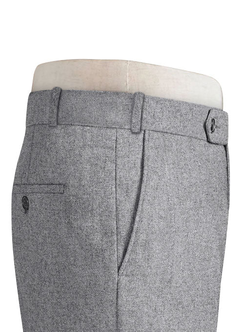 Vintage Plain Gray Tweed Suit - Ready Size - StudioSuits