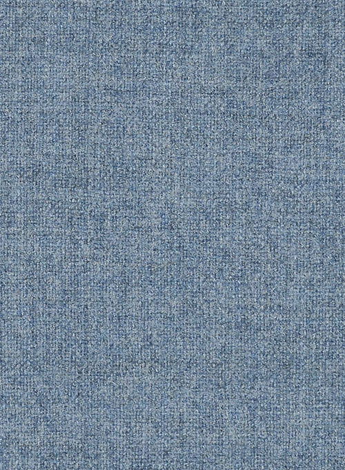 Vintage Rope Weave Spring Blue Tweed Pea Coat - StudioSuits