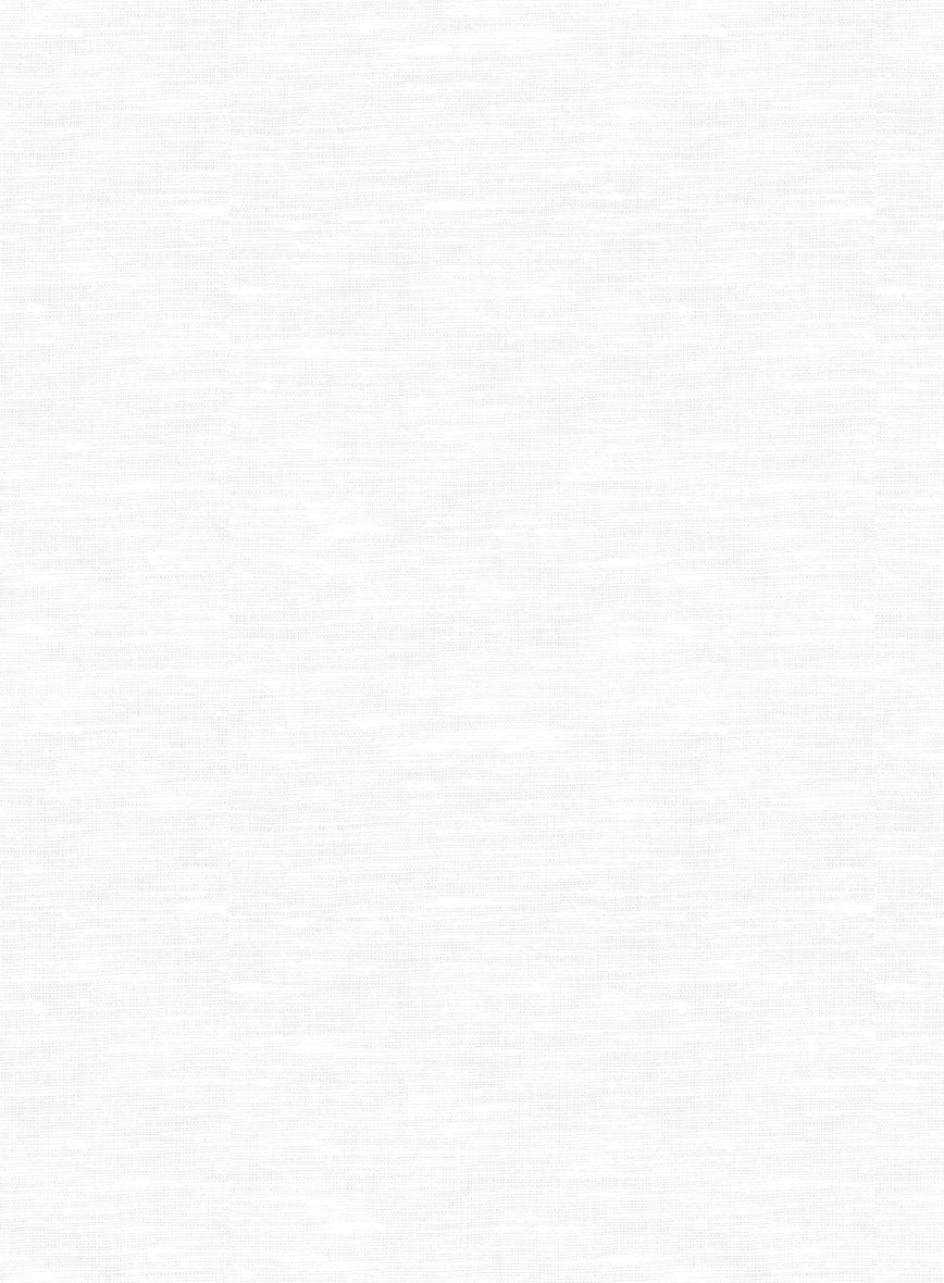 White Cotton Linen shirt - StudioSuits