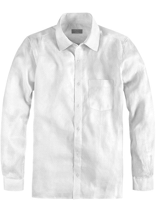 White Self Plus Shirt
