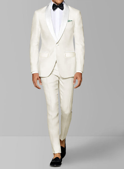 Tuxedo Suit - White Jacket White Trouser - StudioSuits