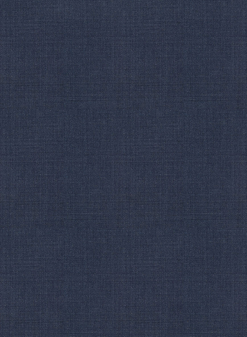 Worsted Blue Wool Shirt - StudioSuits