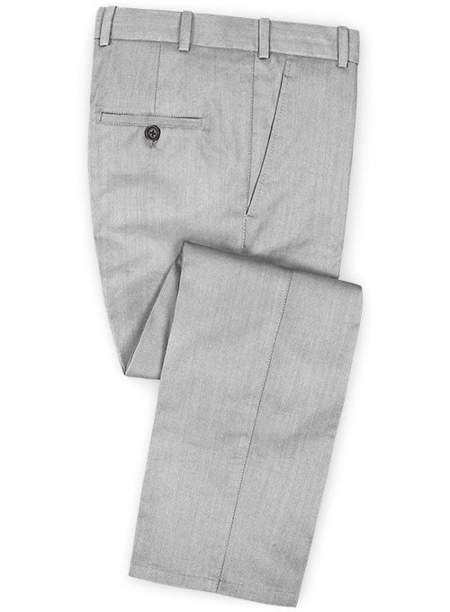 Worsted Silver Moon Wool Pants - StudioSuits