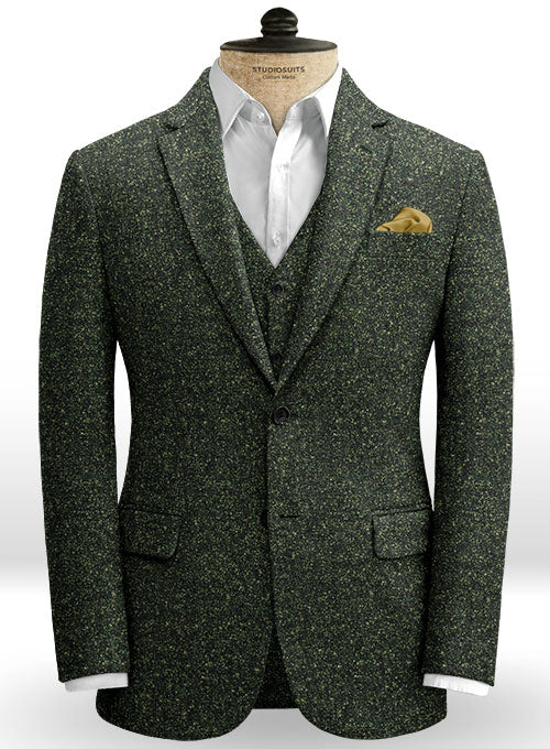 Yorkshire Green Tweed Jacket - StudioSuits