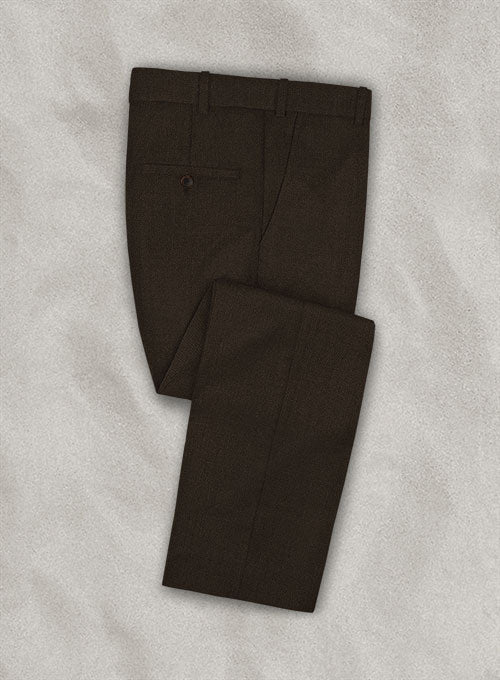 Lanificio Zegna Armato Brown Wool Pants - StudioSuits