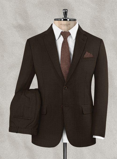 Lanificio Zegna Armato Brown Wool Suit - StudioSuits