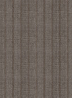 Lanificio Zegna Belo Brown Stripe Wool Jacket - StudioSuits