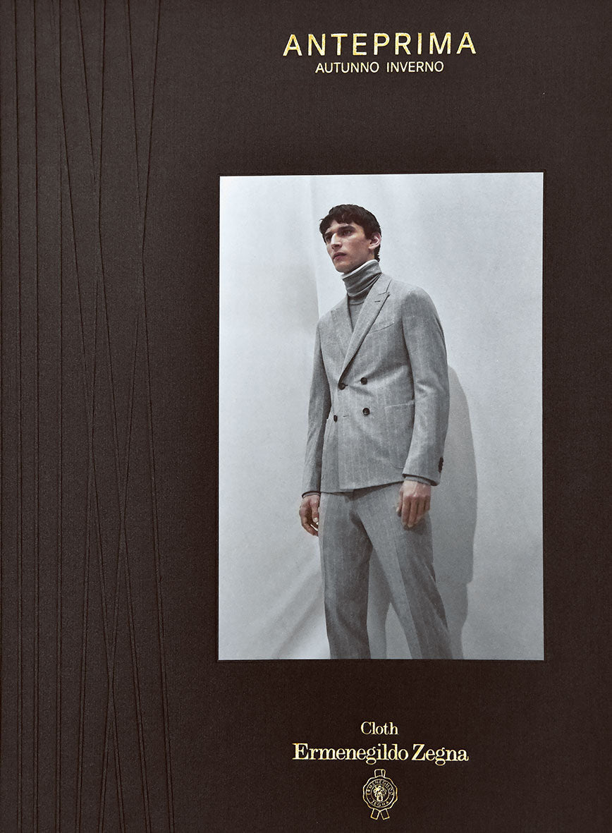 Lanificio Zegna Brown Basket Weave Jacket – StudioSuits