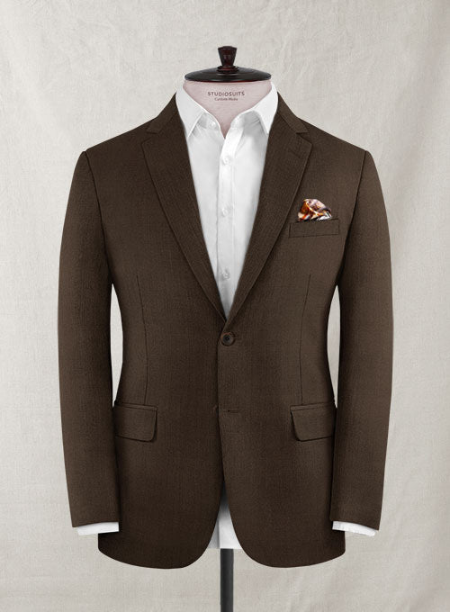 Lanificio Zegna Faido Brown Wool Suit - StudioSuits