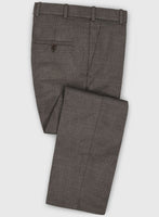 Lanificio Zegna Trofeo Brown Wool Pants - StudioSuits