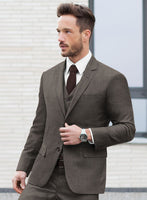 Lanificio Zegna Trofeo Brown Wool Suit - StudioSuits