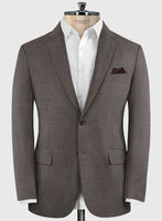 Lanificio Zegna Trofeo Brown Wool Suit - StudioSuits