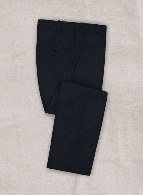 Lanificio Zegna Selio Dark Navy Wool Pants - StudioSuits