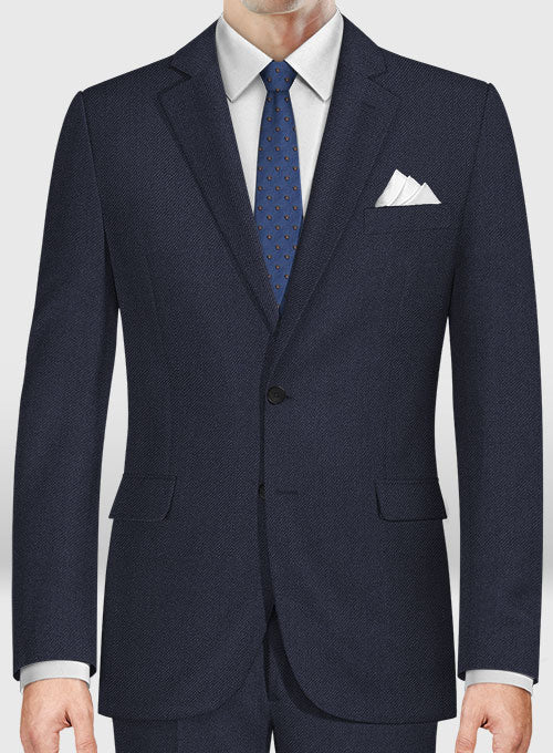 Lanificio Zegna Traveller Blue Wool Suit - StudioSuits