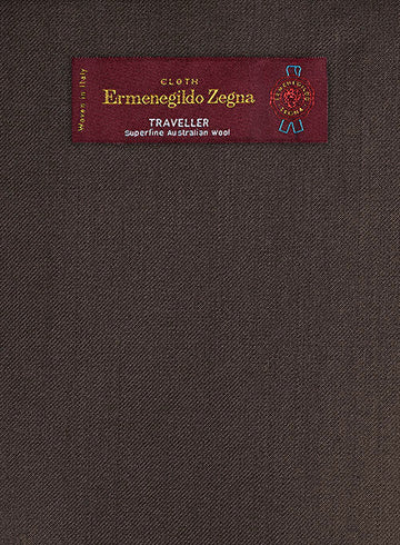 Lanificio Zegna Traveller Brown Wool Jacket - StudioSuits