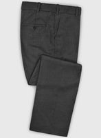 Lanificio Zegna Traveller Charcoal Wool Pants - StudioSuits