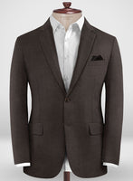 Lanificio Zegna Traveller Dark Brown Wool Jacket - StudioSuits