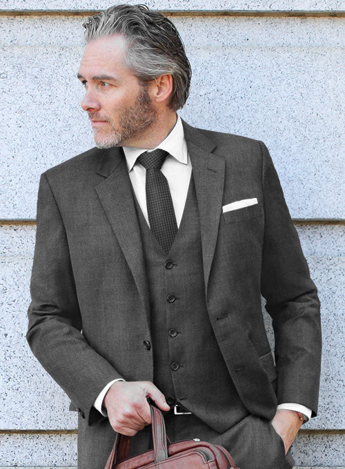 Lanificio Zegna Traveller Gray Wool Suit - StudioSuits